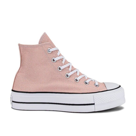 Converse Chuck Taylor All Star Lift Canvas Platform High Top Sneaker Pink 8 38 - Picture 3 of 9